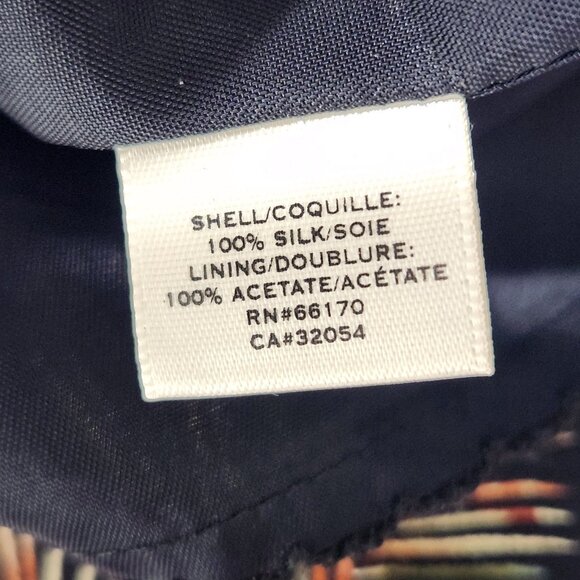 Moulinette Soeurs Silk Dress 2 Multicolor Botanical Print Short Sleeve Pleated - Picture 8 of 9